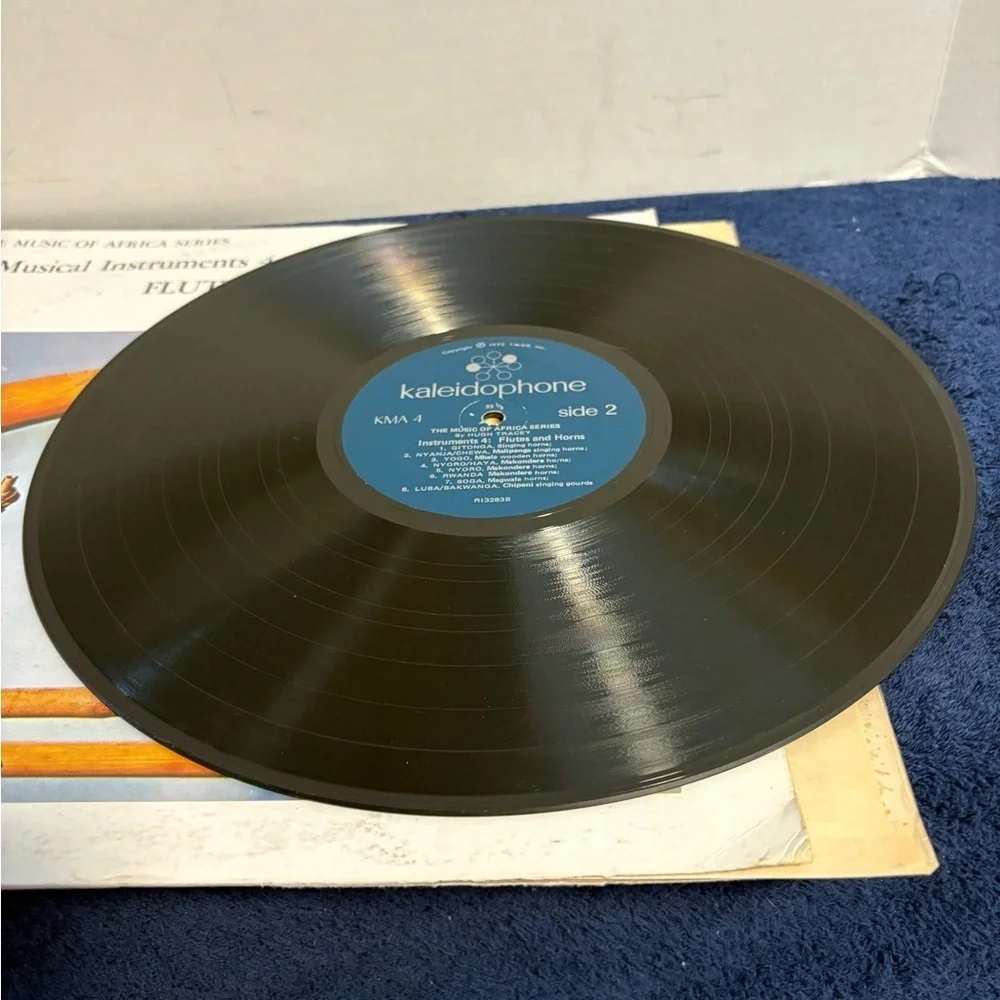 Musical Instruments 4: Flutes & Horns of Africa LP 1972 Folk Traditional Music - Picture 3 of 5